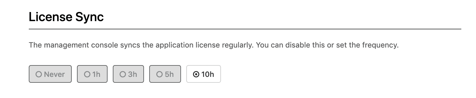 License Sync